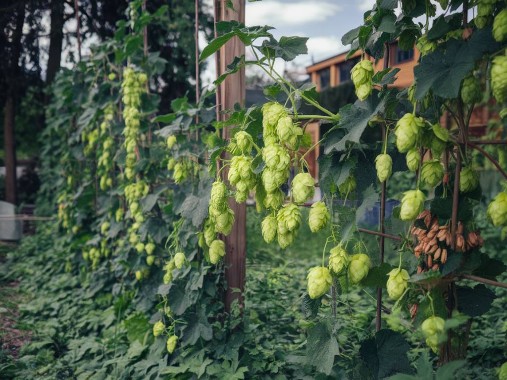 cultiver du houblon au jardin : conseils pratiques